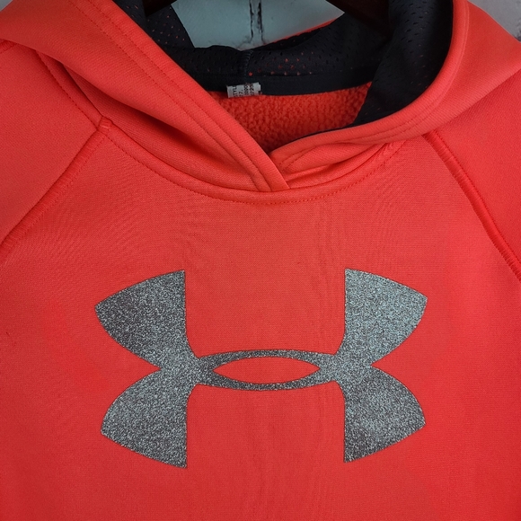 Under Armour Neon Orange Hoodie - Picture 2 of 13